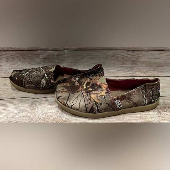 Ladies Realtree camouflage Bobs slip on shoes size  5.5 - Picture 4 of 8